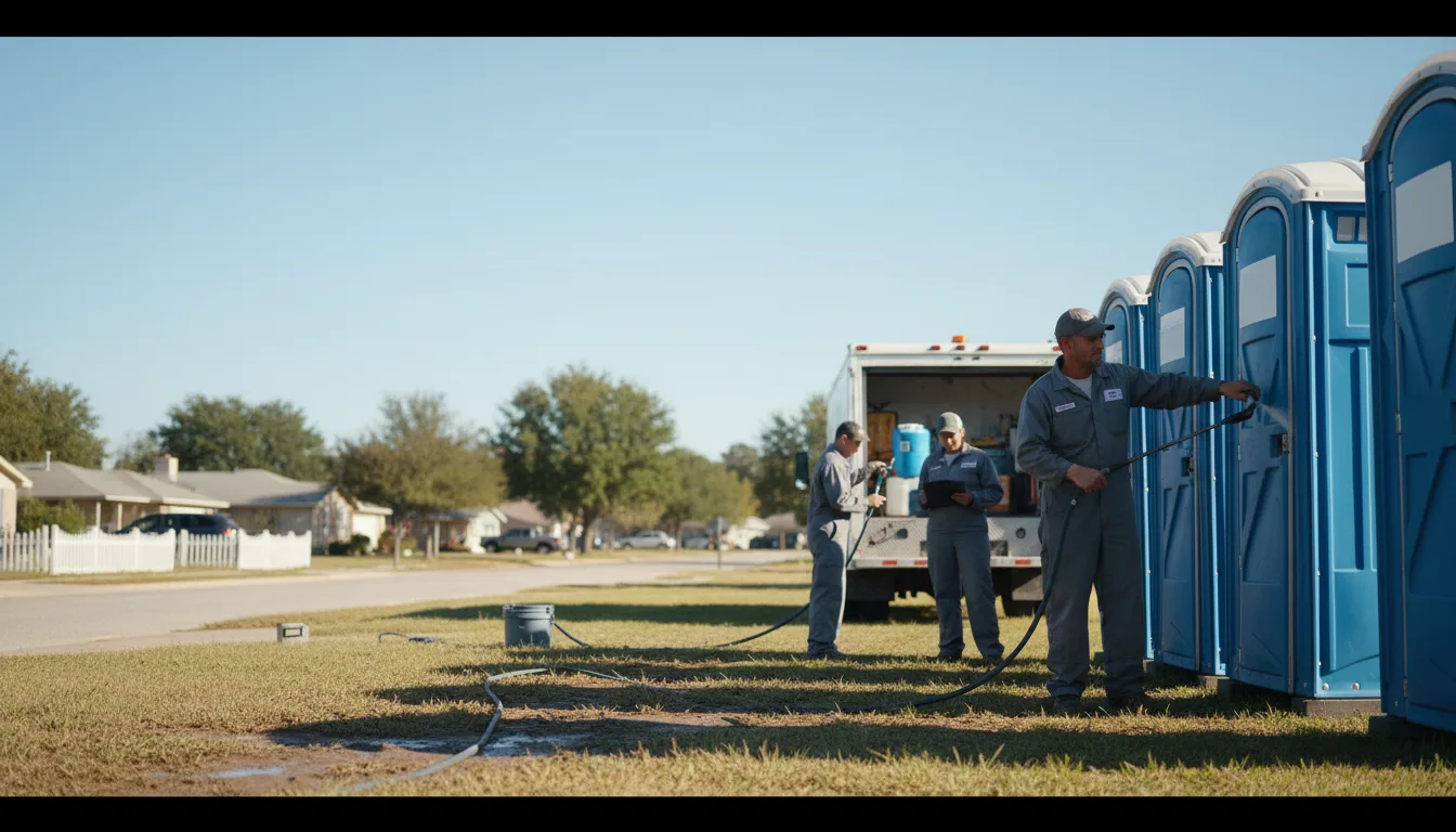 Long-Term Portable Toilet Rental in Crawford, TX near me